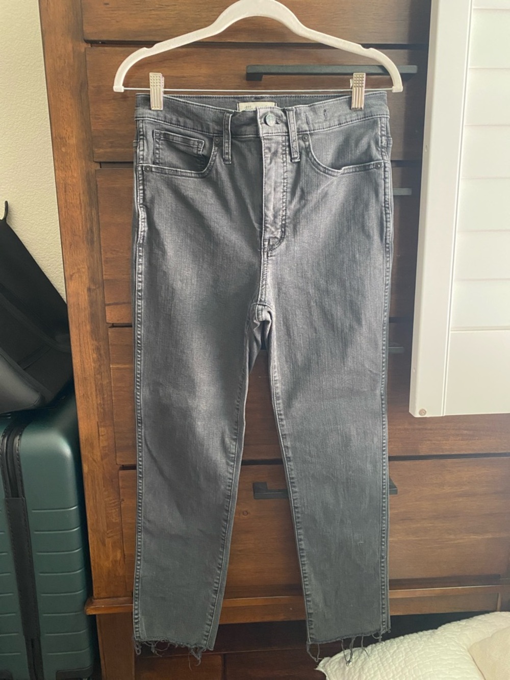 Madewell Faded Black Stovepipe Jean
